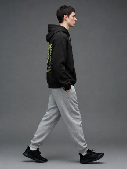 Premium Cotton Fleece Printed Hoodies for Men