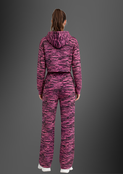 Premium Printed Fleece Cord Set - MIDNIGHT BLUSH - Limited Edition.