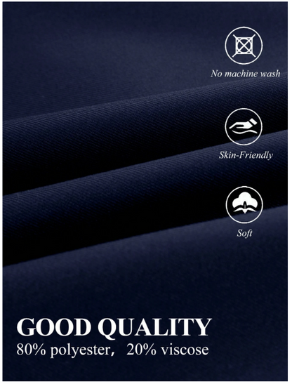 Men's Casual Commuter Solid Color Blazer And Pants Formal Suit