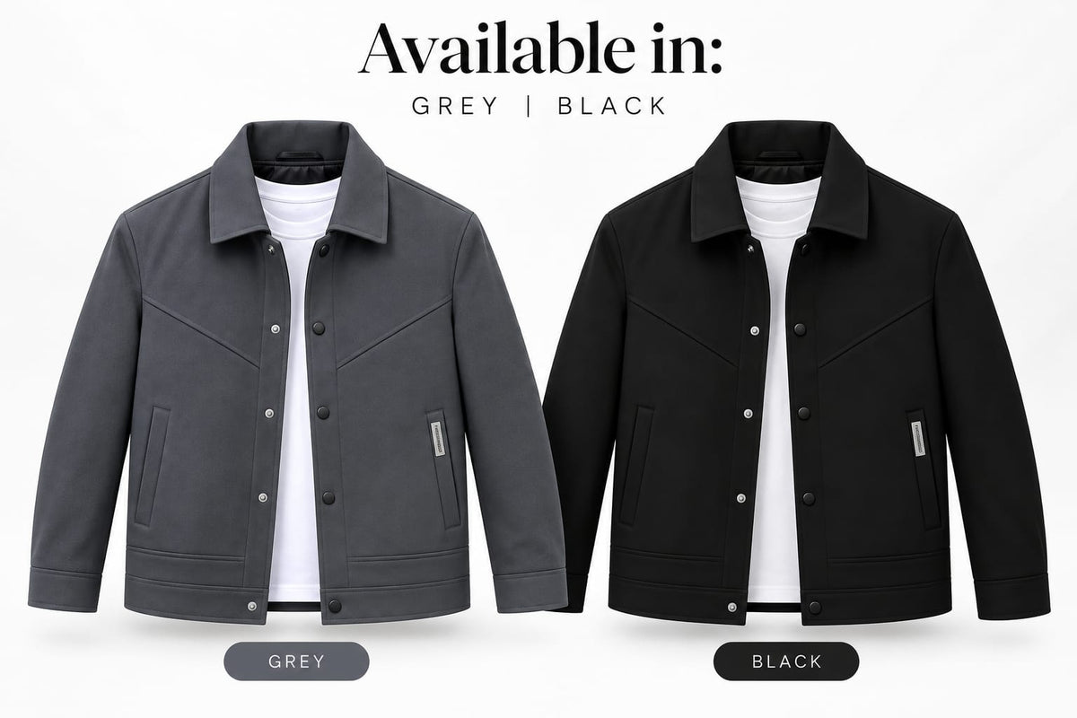 Premium jacket available in Grey and Black