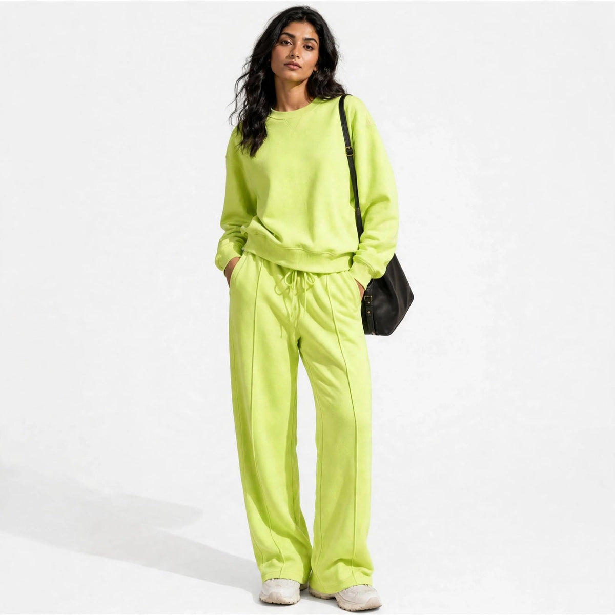 Women’s Neon Green Jogger Set