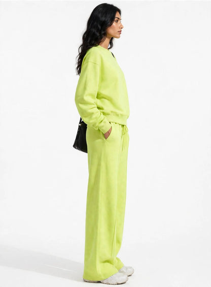 Women’s Neon Green Jogger Set