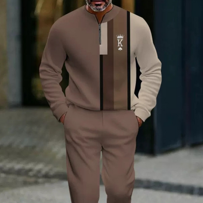 Men's Graphic Print Shirt & Pants Set