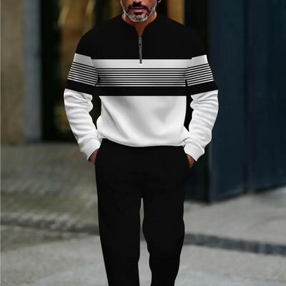 Men's Graphic Print Shirt & Pants Set